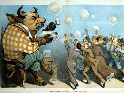 "Wall street bubbles - always the same", by Udo Keppler (1901) - ©DR